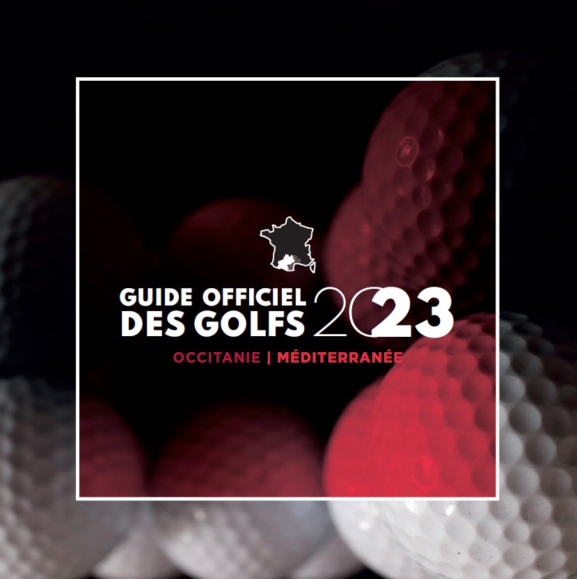 Couverture Guide des golfs Occitanie Mediterranee 2023